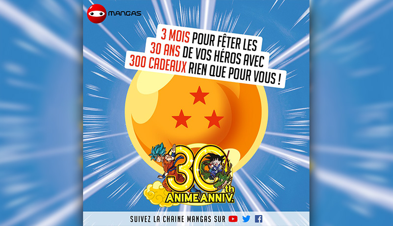 Miniature 50 ans TV de Dragon Ball et DBZ pour la chaine Mangas